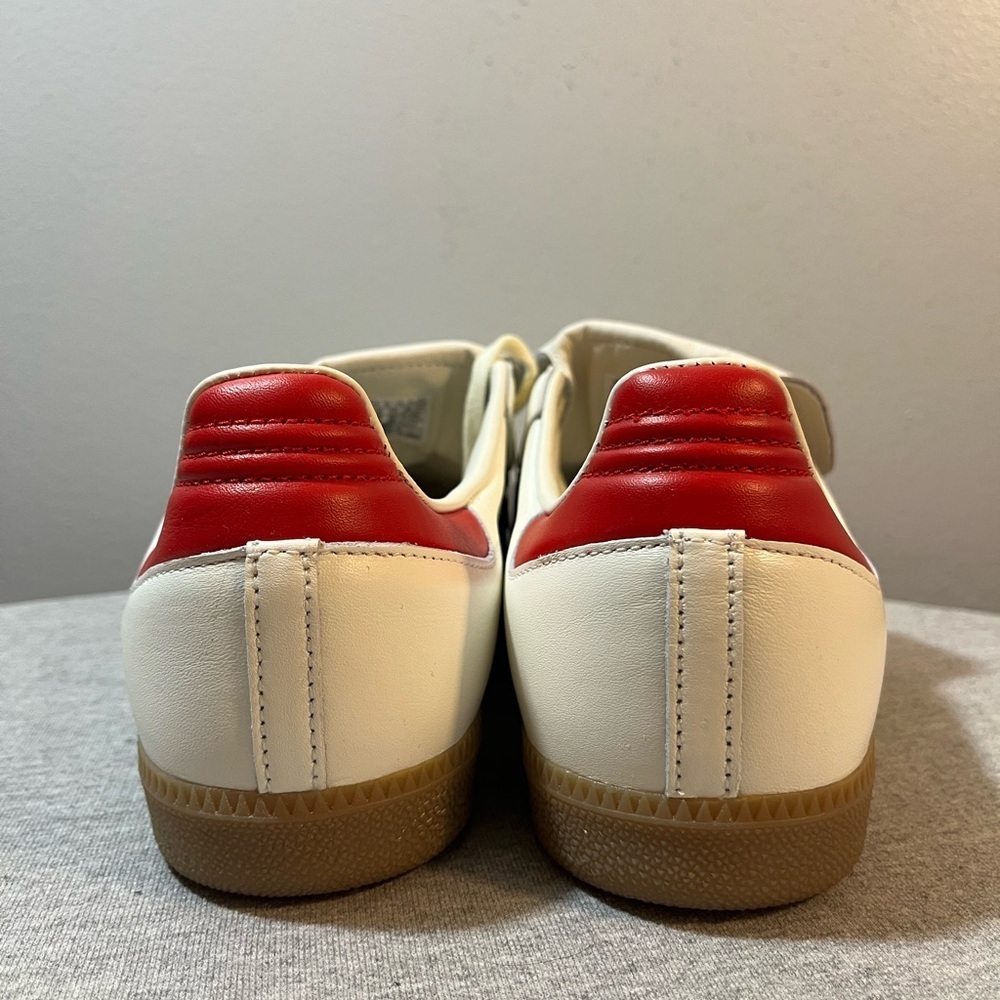 Adidas Original Sambas LT White With Red Tabs Men’s Shoe Size 9.5 JQ5124 - Picture 5 of 11
